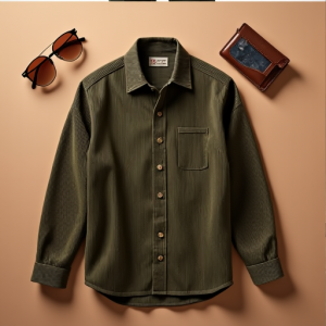 Hollywood Luxe Corduroy Overshirt